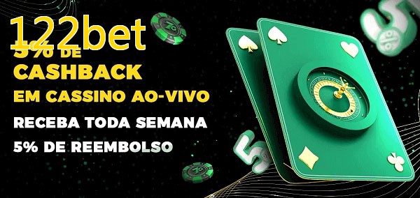 Promoções do cassino ao Vivo 122bet